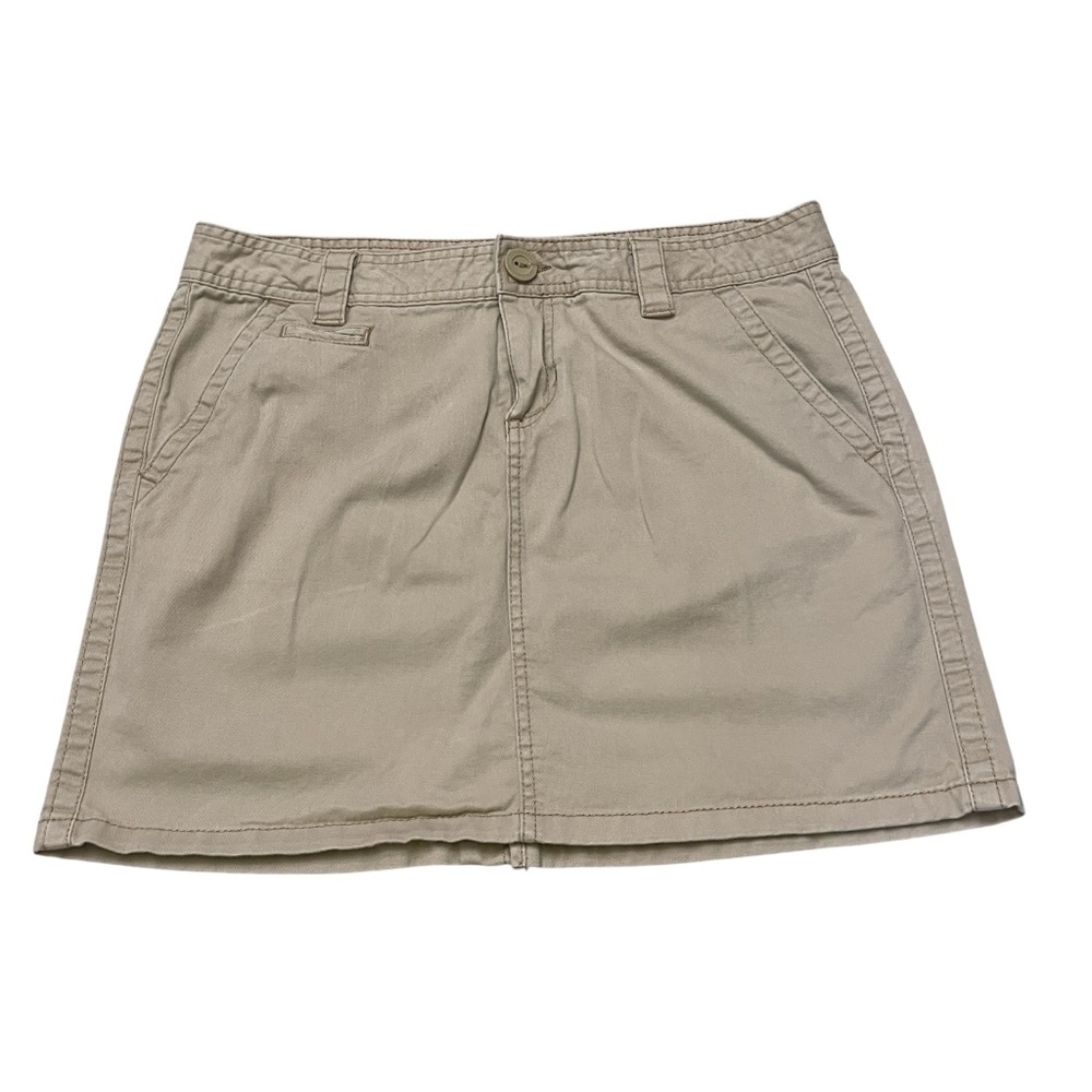 Aéropostale Y2K 2000s Khaki School Girl Preppy Uniform Skirt Size Large